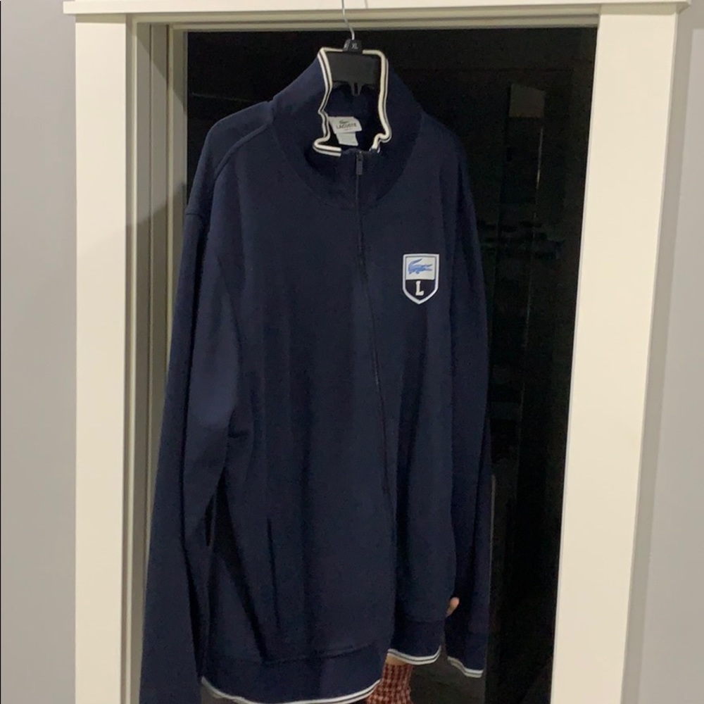 Lacoste men’s slim fit full zip jacket